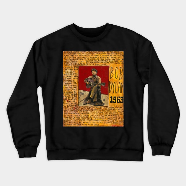 Folk singer Crewneck Sweatshirt by Raybomusic01